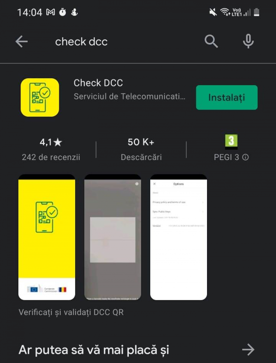 Cum descărcați aplicația pentru validarea certificatului COVID