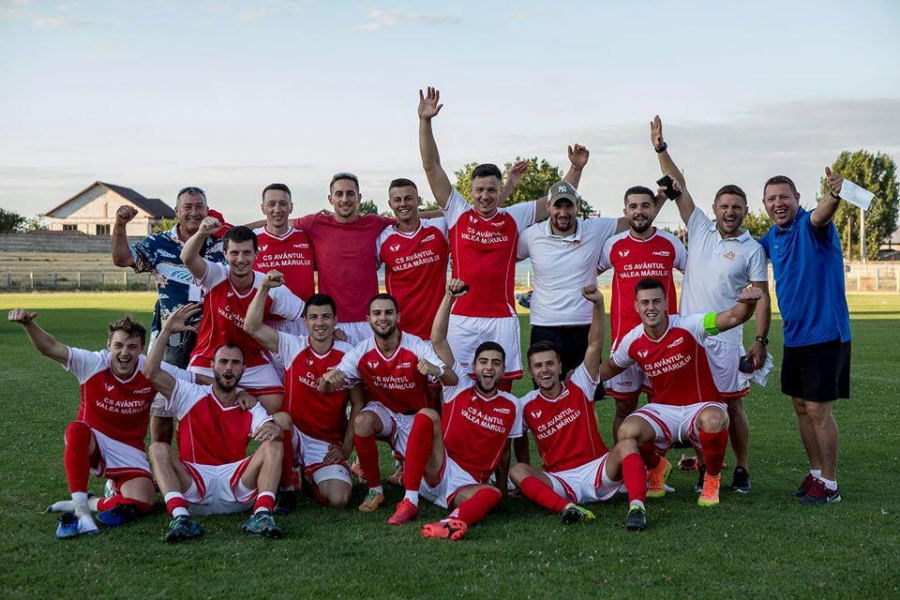 Avântul Valea Mărului a promovat în Liga a III-a de fotbal