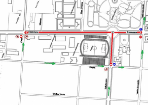 Restricții de trafic și devieri ale unor mijloace de transport în comun