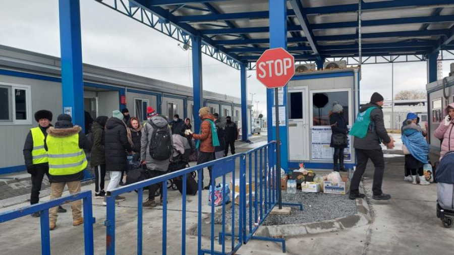 Tot mai puțini refugiați trec frontiera pe la Galați