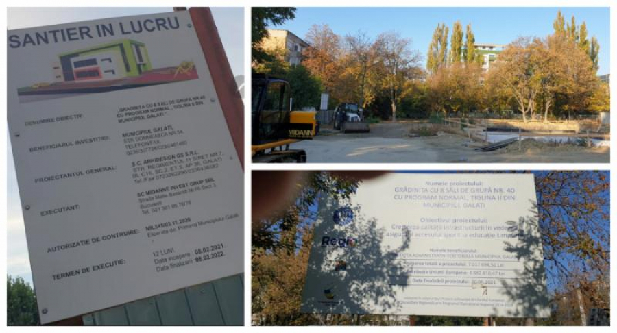 Primăria caută un nou constructor pentru grădiniţa începută în Ţiglina II