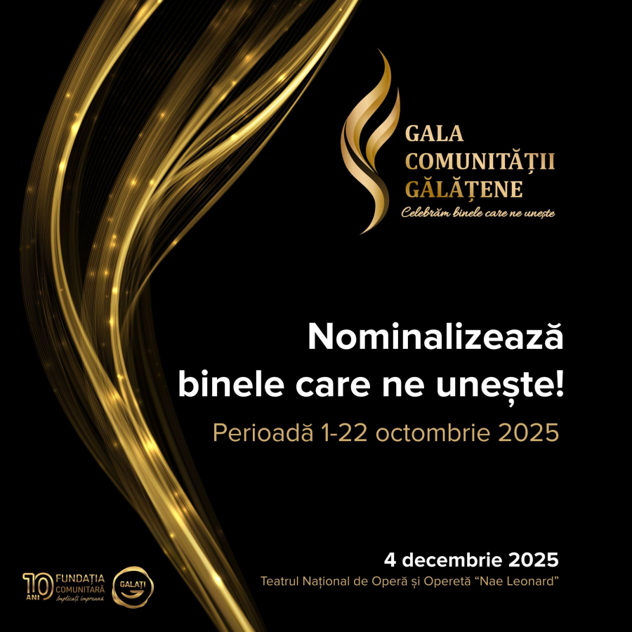 Comunitatea gălățeană își caută eroii implicării civice