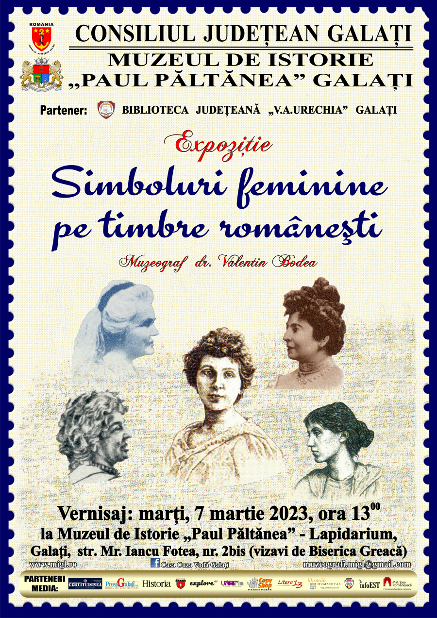 Simboluri feminine pe timbre româneşti