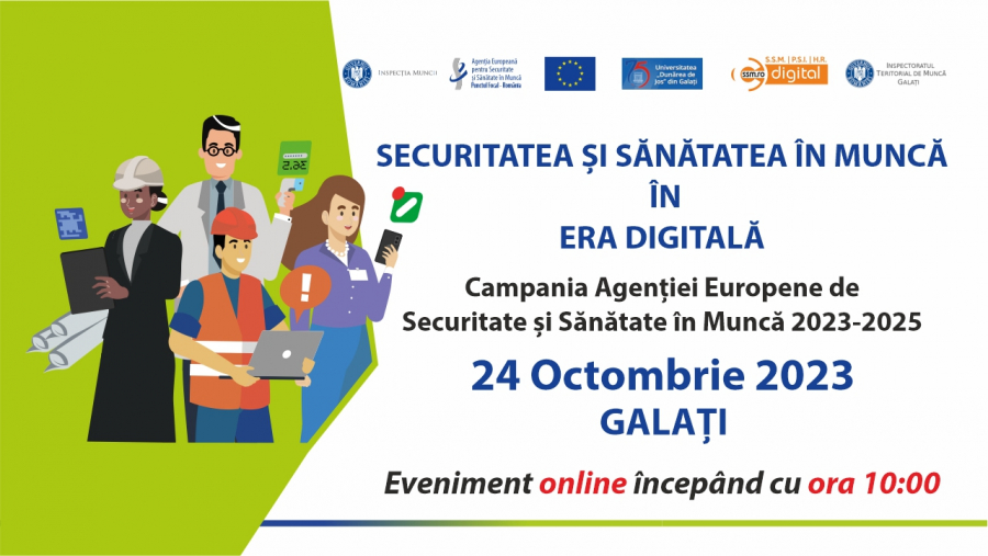 Webinar pe tema sănătății și securității în muncă în era digitală