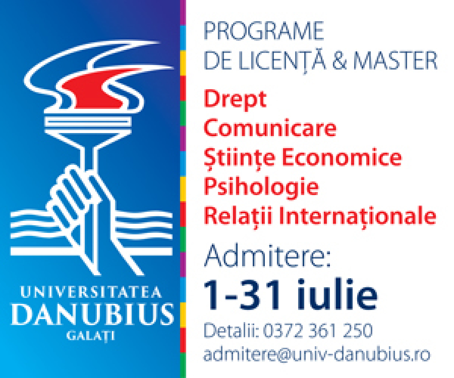 ADMITEREA 2019 LA UNIVERSITATEA ”DANUBIUS”! AVANTAJE PENTRU CANDIDAȚII CARE SE ÎNSCRIU ÎN PRIMA SESIUNE!