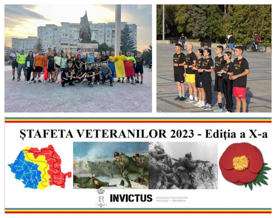 Ștafeta Veteranilor Invictus ajunge marţi la Galaţi