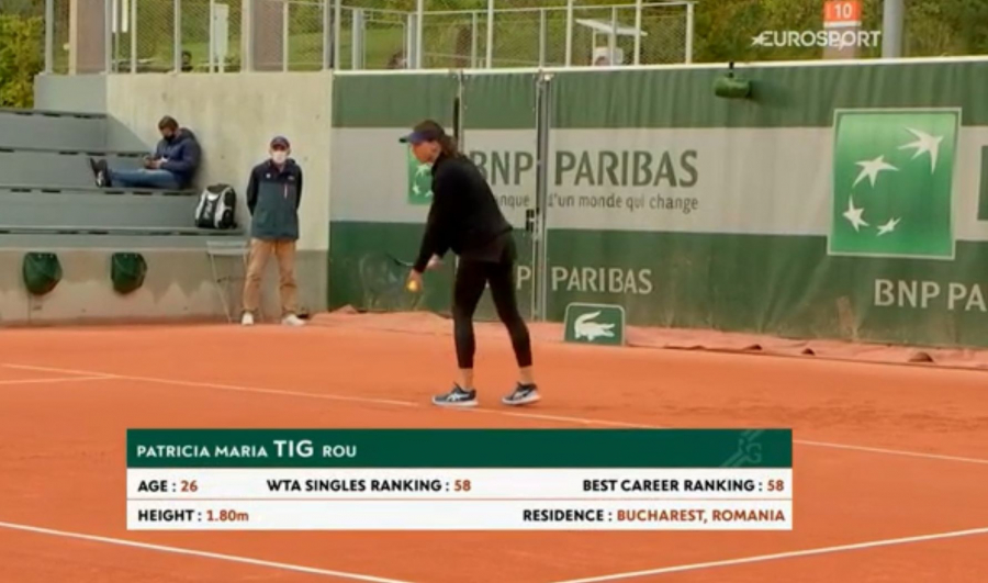 Patricia Ţig, în turul al doilea la Roland Garros