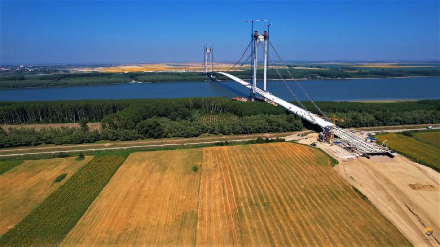 Ministrul Transporturilor va verifica lucrările podului de la Brăila