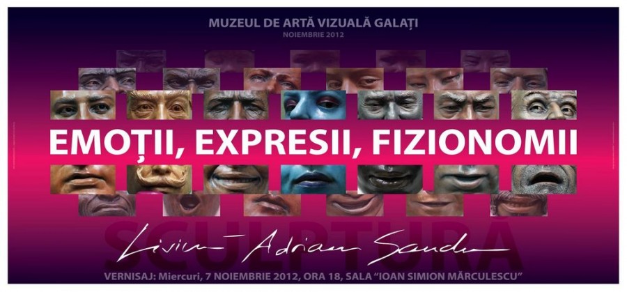 „Emoţii. Expresii. Fizionomii”: Liviu-Adrian Sandu, la prima expoziţie personală