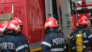 Risc major de incendiu în centrul Galațiului