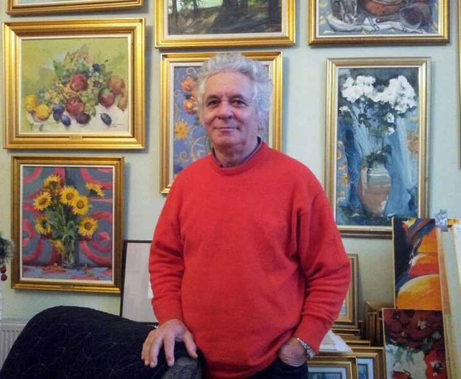 Teodor Vişan pictează cum respiră: „Doar arta rămâne după noi” 