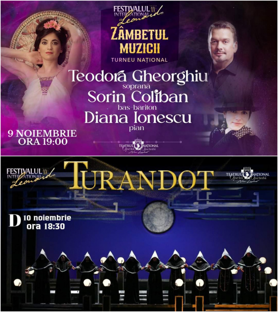 Sfârșit de săptămână cu Zâmbetul muzicii și Turandot, la Galați