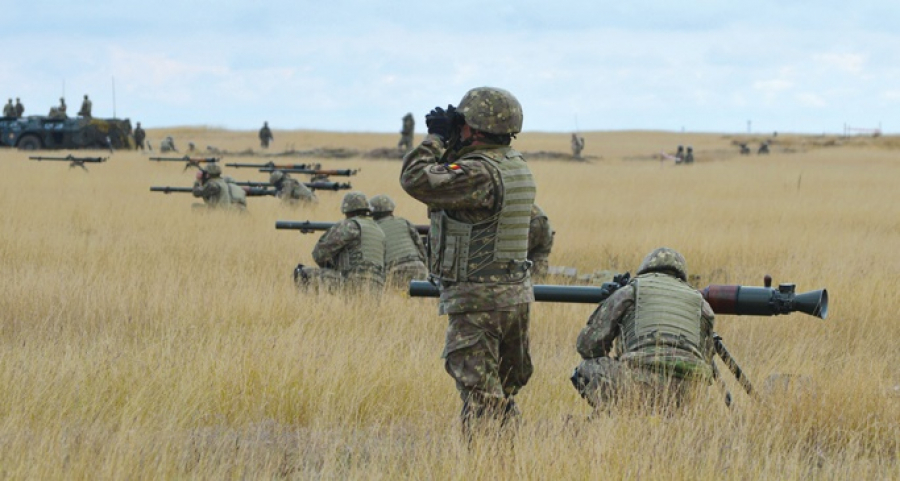Noi exerciţii militare în poligonul de la Smârdan