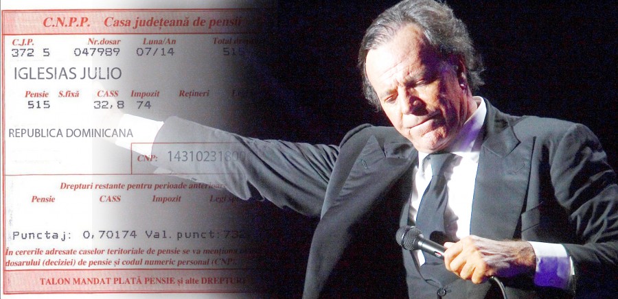 PAMFLET/ Julio Iglesias s-a PENSIONAT ca să cânte la Galaţi 