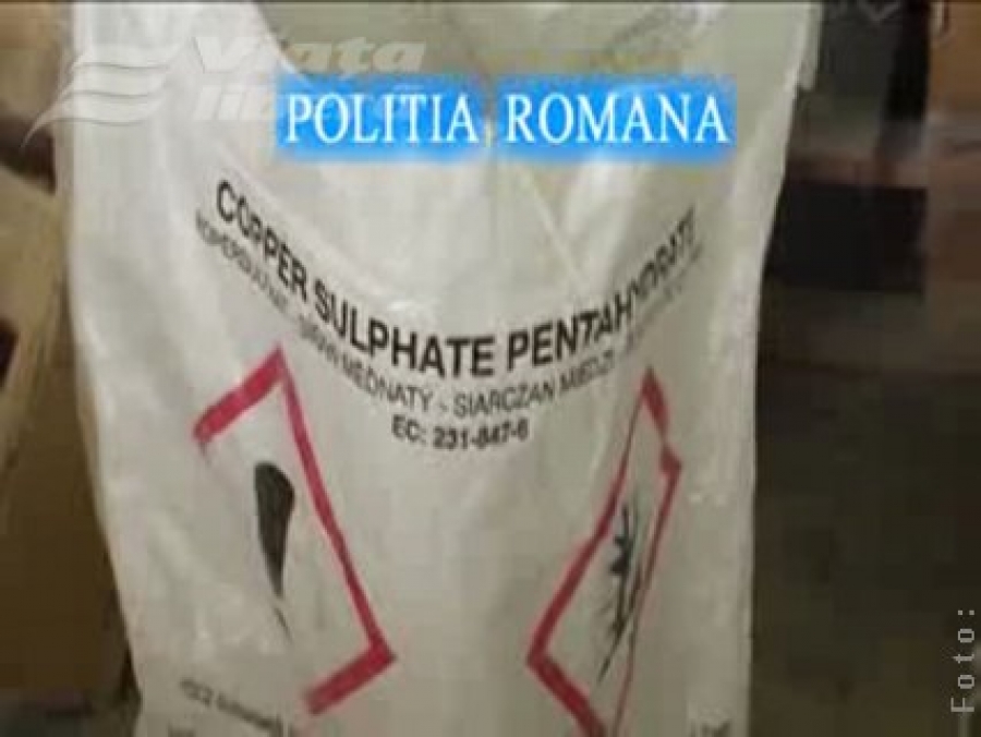 „Piatră vânătă” arestată la Galaţi