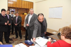 Imagine de la depunerea candidaturilor PP-DD la Brăila