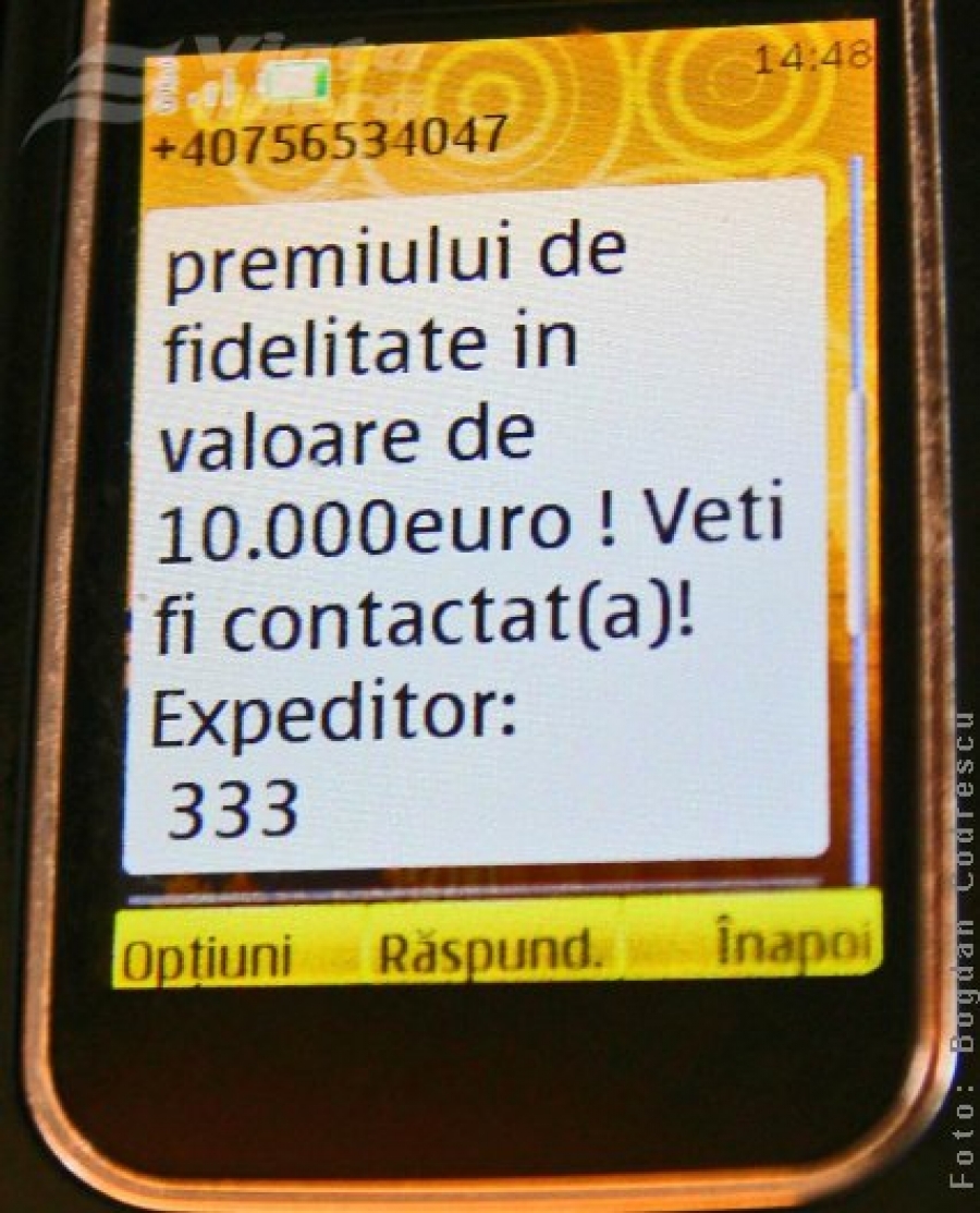 „Surprize” pe telefonul mobil