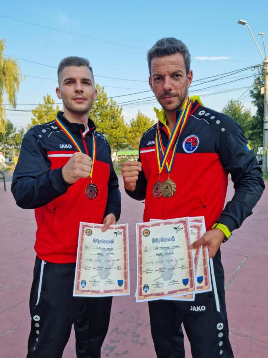 Polițiști gălățeni, campioni la karate tradițional