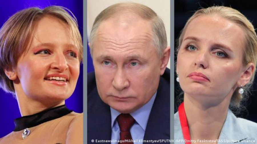Sancțiuni pe numele fiicelor lui Putin şi Lavrov