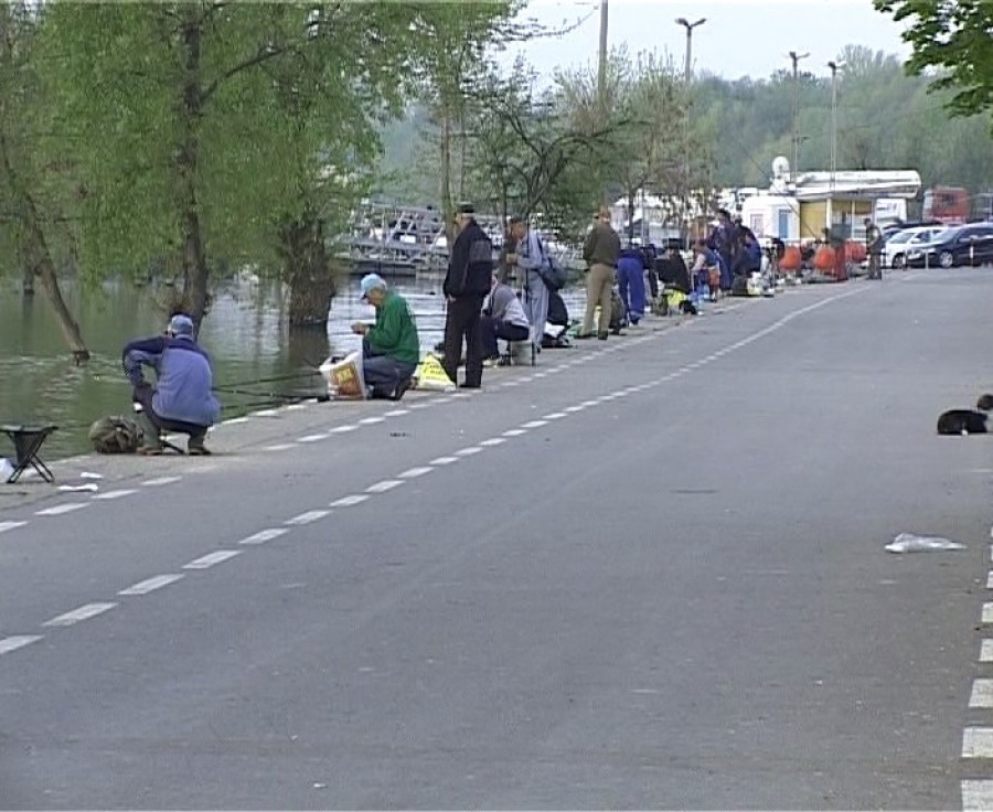 Prohibiţia e prohibiţie şi la undiţă şi la năvod! Autorităţile "curăţă" malul Dunării