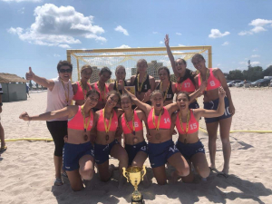 CSM Galaţi, medalii de bronz la ”Naţionalele” de handbal pe plajă