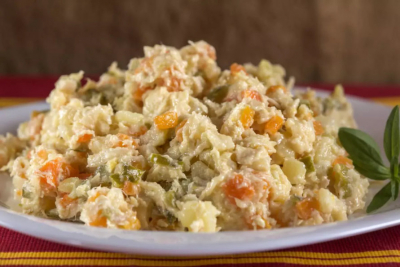 Salată de boeuf și salată orientală