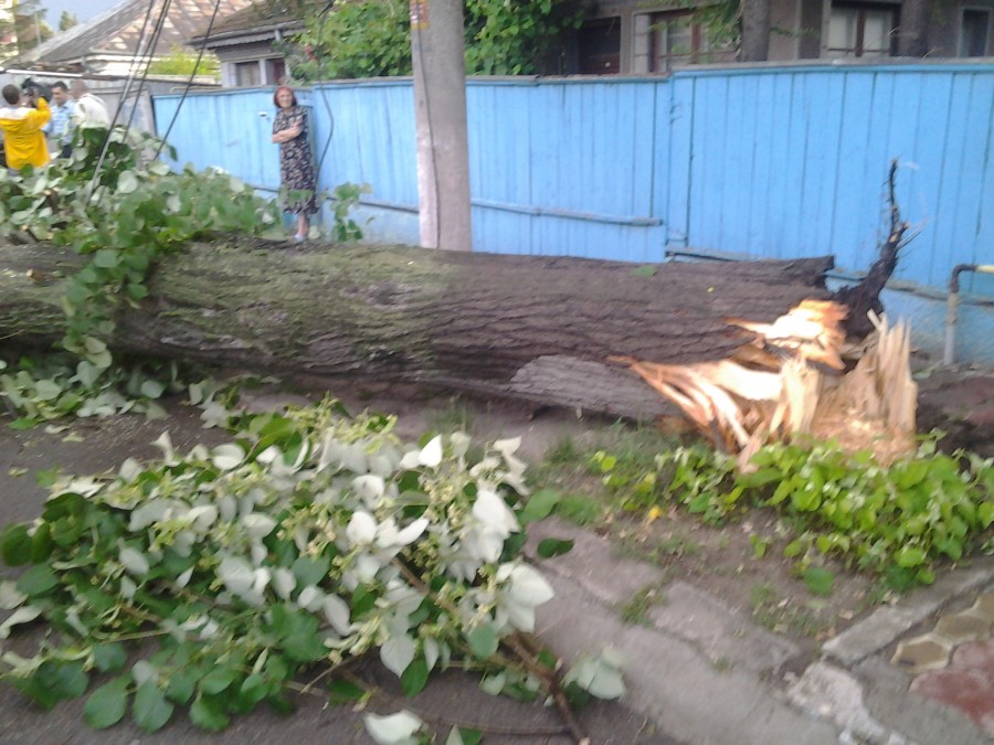 FOTO/ FURTUNA de marți seară a provocat PAGUBE serioase la Galați