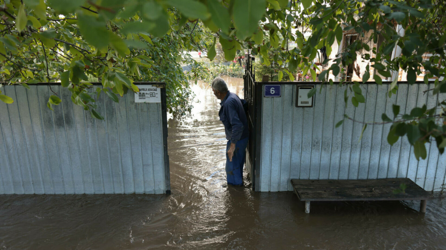 Cod galben de inundații pe mai multe râuri din România
