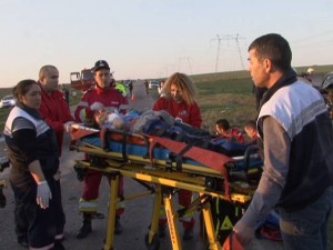 VIDEO Grav accident rutier la Şendreni!  Două persoane au murit şi patru au ajuns la spital