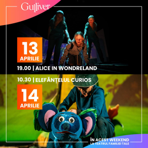 &quot;Alice in Wonderland&quot; revine la Teatrul &quot;Gulliver&quot;