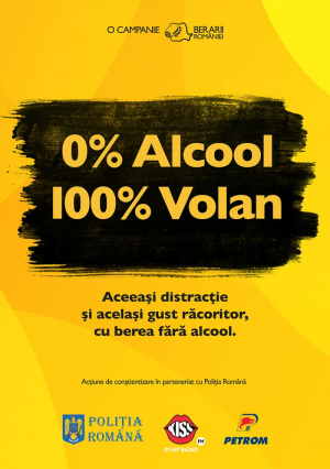 A fost lansată campania „0% Alcool, 100% Volan”