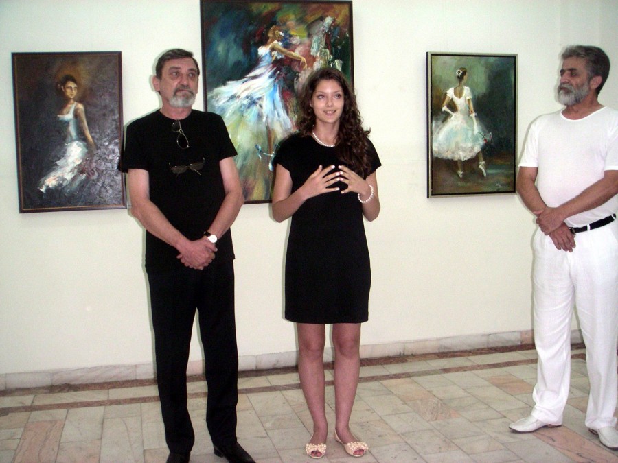 Expoziţie la Muzeul de Artă Vizuală: Valeria Duca, puştoaica minune a picturii