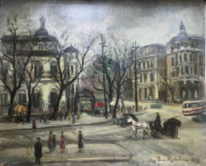 Ileana Rădulescu - &quot;Piaţa Nicolae Bălcescu cu Palatul Şuţu&quot;