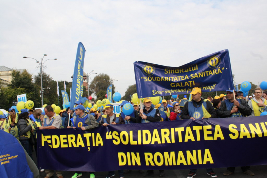 Și angajații din Sănătate încep protestele. Miting pe 8 iunie și grevă generală din 1 iulie