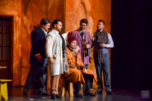 Imagine din spectacolul &quot;Boema&quot;, prezentat la Sibiu de Teatrul Naţional de Operă şi Operetă &quot;Nae Leonard&quot;