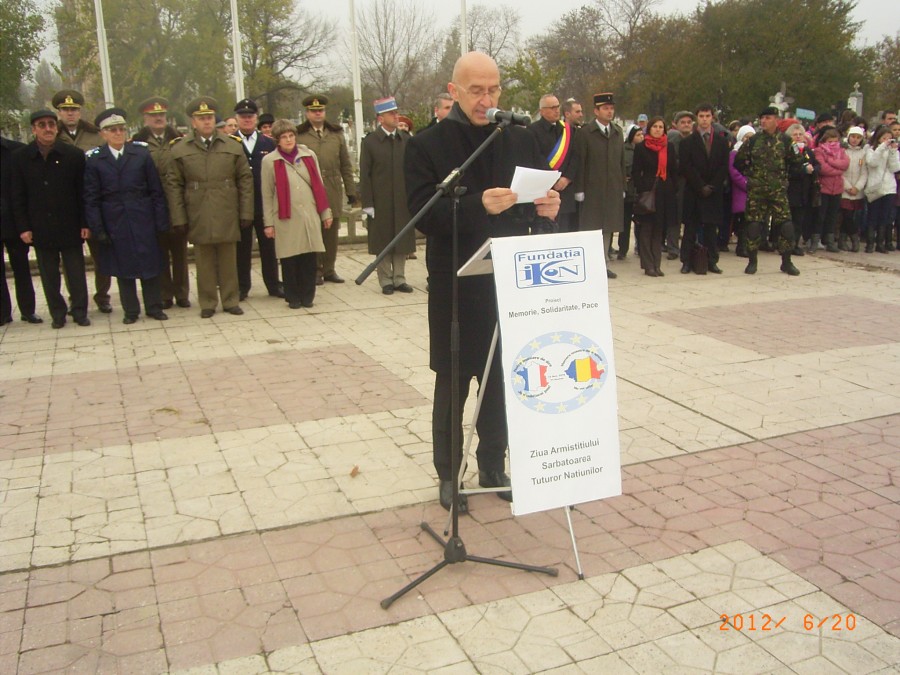 94 ani de la prima pace mondială: Ambasadorul Philippe Gustin, la Galaţi