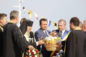 Ionuţ Pucheanu a stat umăr la umăr cu Florin Pâslaru, organizator prin delegaţie la actuala ediţie a Zilei Marinei