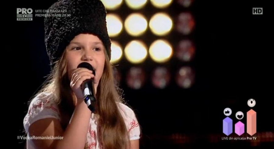 Adda ar fi fost mândră de ea | O gălăţeancă talentată, la "Vocea României Junior" (VIDEO)