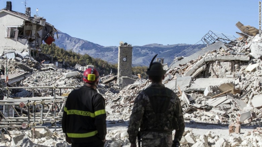 CUTREMUR puternic în centrul Italiei |  Zeci de răniţi după seismul de 6,5 grade