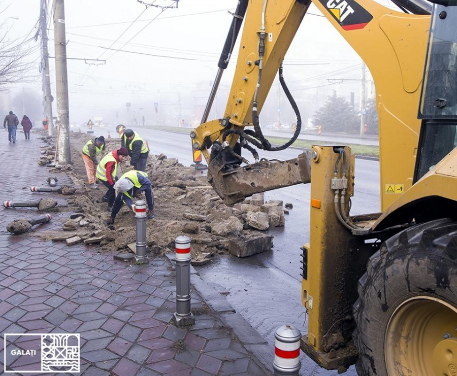 Lucrări reîncepute şi o licitaţie pentru strada Brăilei