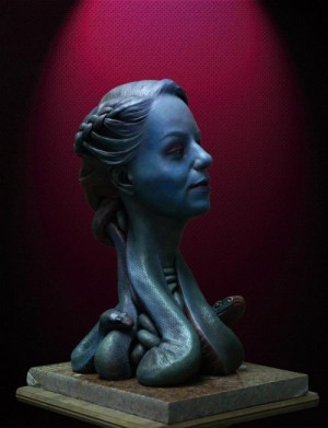Lucrarea „Gorgona”, a sculptorului gălăţean Liviu-Adrian Sandu, în finala unui concurs internaţional de artă