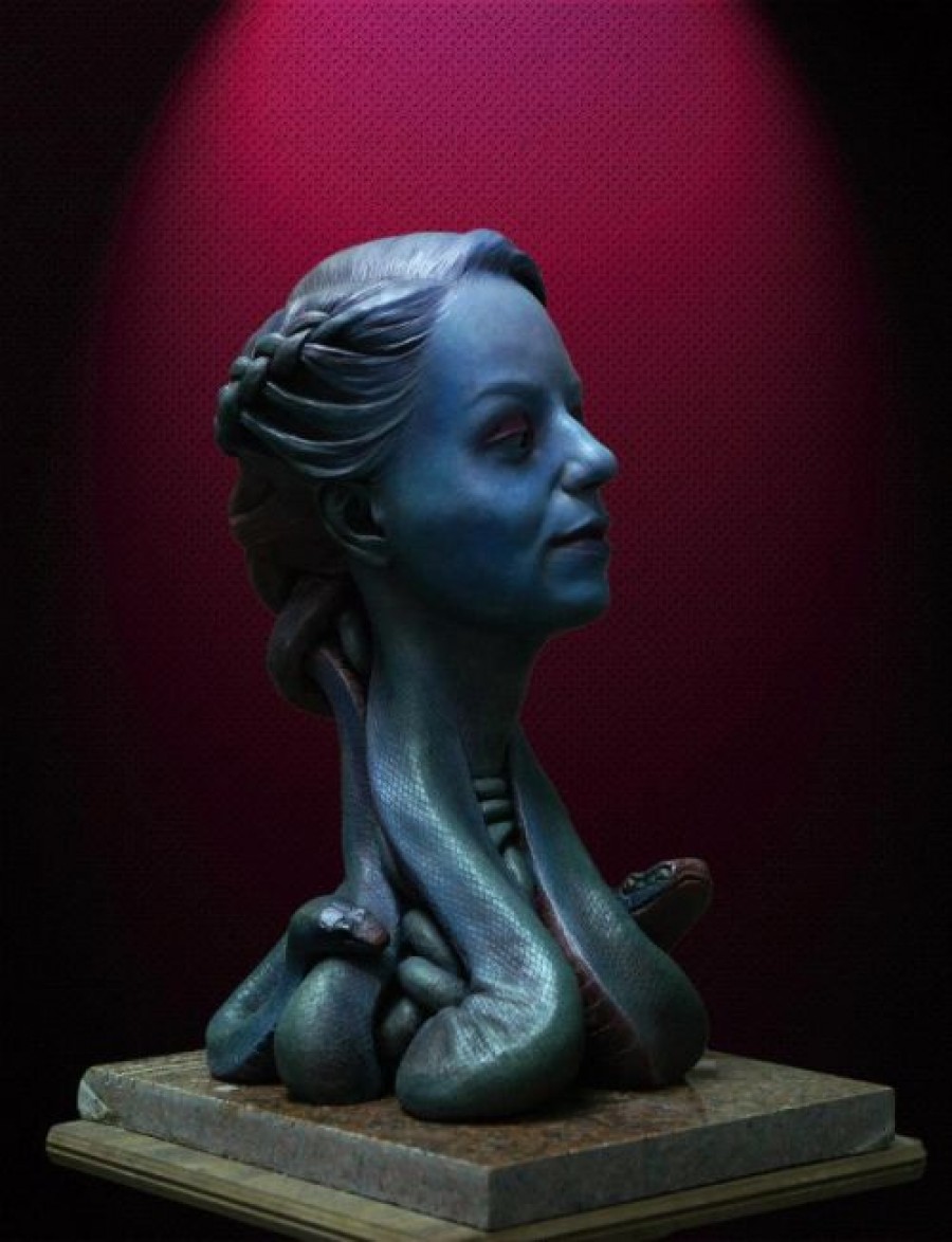 Lucrarea „Gorgona”, a sculptorului gălăţean Liviu-Adrian Sandu, în finala unui concurs internaţional de artă