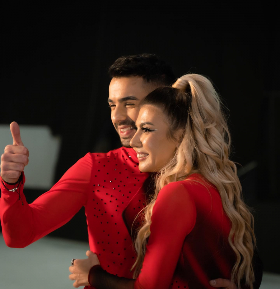 Gălăţeanul Graţiano Dinu şi Sore au nevoie de voturile noastre pentru a ajunge în finala „Dancing on Ice – Vis în doi”