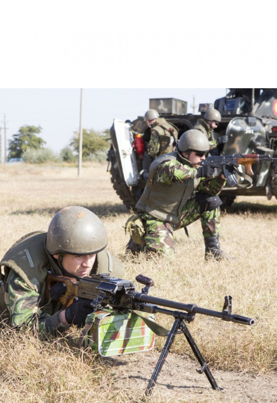 (FOTO) 1.000 de militari NATO, în poligonul de la Smârdan/ Trupe româneşti, britanice şi americane se antrenează împreună