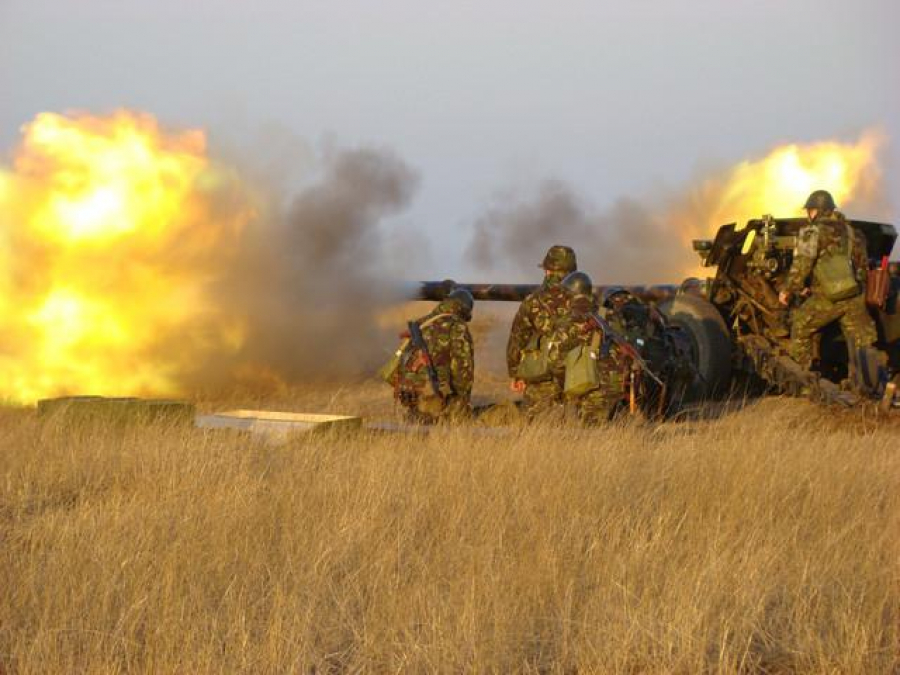 Exerciţii militare în Poligonul de la Smârdan