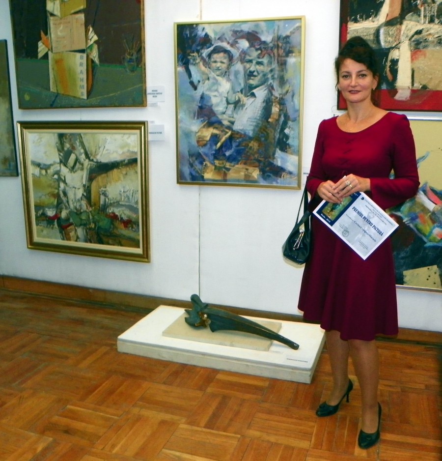 Gălăţeanca Crenguţa Macarie, premiată la Bienala „Ion Andreescu”