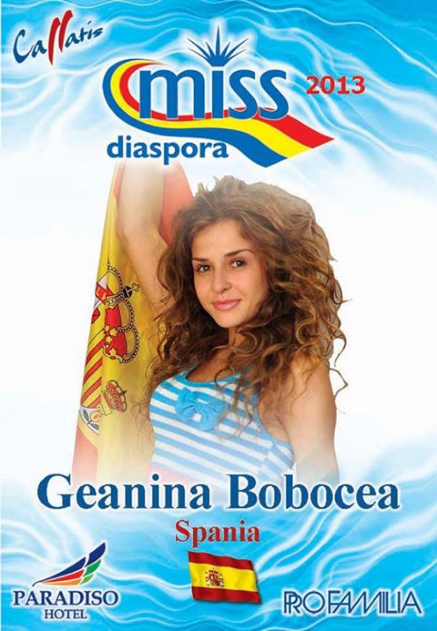 Tecuceanca Geanina Bobocea, finalistă la Miss Diaspora 2013
