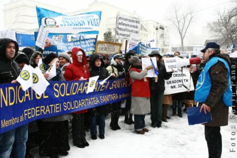 Protest de primăvară întârziată