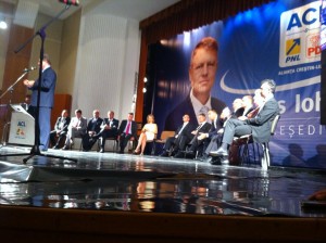 Candidatul la prezidenţiale Klaus Iohannis a fost prezentat membrilor ACL Galaţi