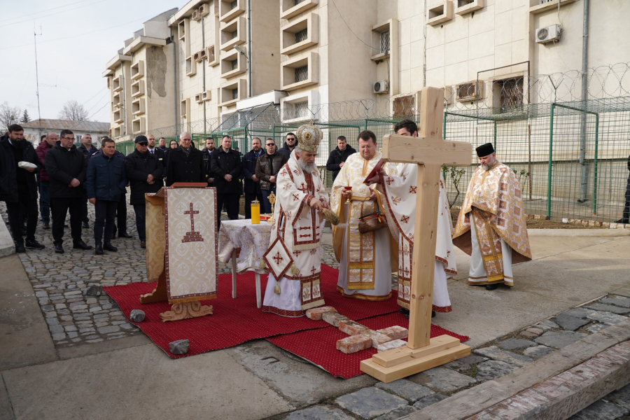 La Penitenciarului Galați va fi ridicată o biserică pentru deținuți